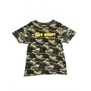 John Deere 'Got Dirt?' Camouflage T-Shirt Farmwear Some Distressing Size Medium